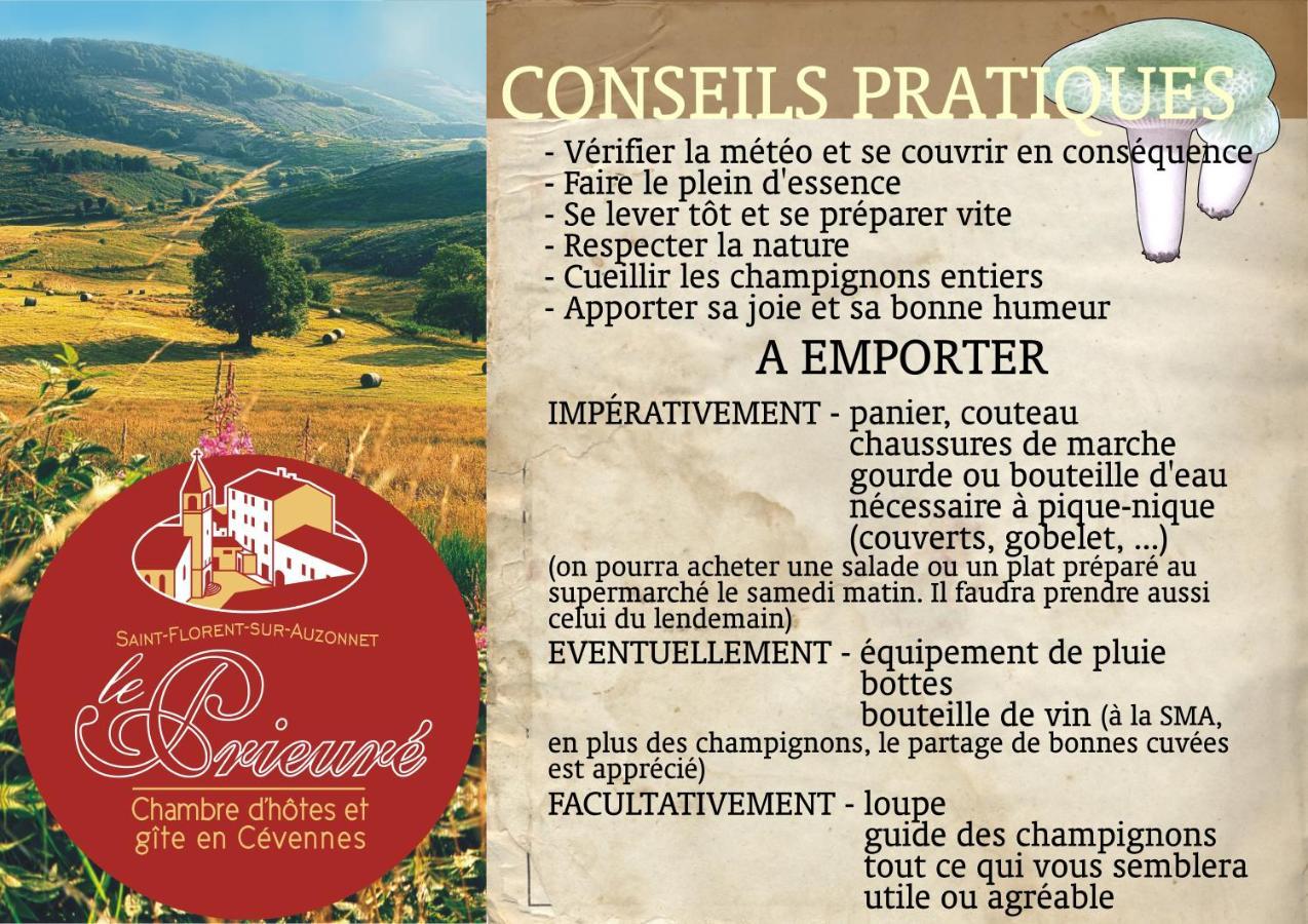 Le Prieure Bed & Breakfast Saint-Florent-sur-Auzonnet Exterior photo